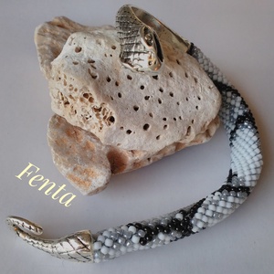 kígyó karkötő -  - Meska.hu