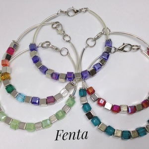 kocka karkötő -  - Meska.hu