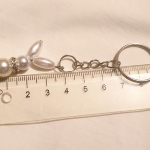 nyuszis kulcstartó - táska & tok - kulcstartó & táskadísz - kulcstartó - Meska.hu