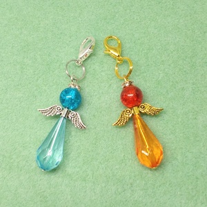 Gyöngy angyalkák - karácsony - karácsonyi ajándékozás - karácsonyi képeslap, üdvözlőlap, ajándékkísérő - Meska.hu