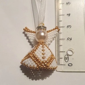 Angyalka karácsonyi dísz - karácsony - karácsonyi lakásdekoráció - karácsonyi manók, figurák - Meska.hu