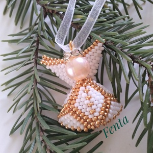 Angyalka karácsonyi dísz - Meska.hu