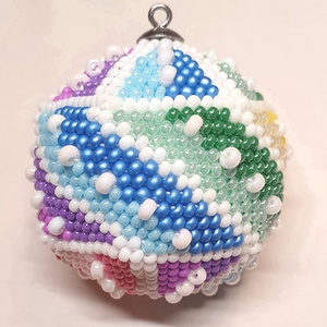 gömb karácsonyi dísz - karácsony - karácsonyi lakásdekoráció - karácsonyi manók, figurák - Meska.hu