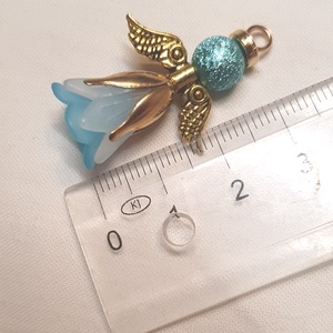 Gyöngy angyalkák - táska & tok - kulcstartó & táskadísz - kulcstartó - Meska.hu