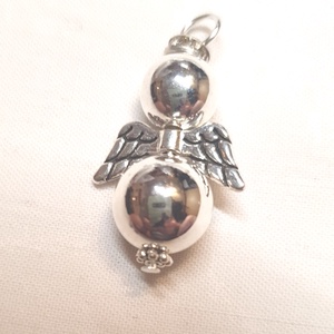 Csillogó angyalka, Táska & Tok, Kulcstartó & Táskadísz, Kulcstartó, Gyöngyfűzés, gyöngyhímzés, MESKA