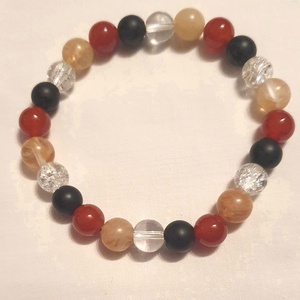 Többszínű karkötő - ékszer - karkötő - gyöngyös karkötő - Meska.hu