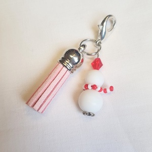 Hóember - karácsony - karácsonyi ajándékozás - karácsonyi képeslap, üdvözlőlap, ajándékkísérő - Meska.hu