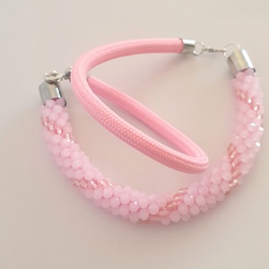 Rózsaszín álom - ékszer - nyaklánc - medál nélküli nyaklánc - Meska.hu