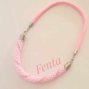 Rózsaszín álom - ékszer - nyaklánc - medál nélküli nyaklánc - Meska.hu