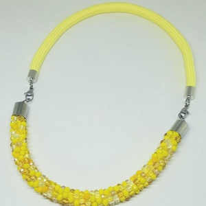 Sárga álom - ékszer - nyaklánc - medál nélküli nyaklánc - Meska.hu