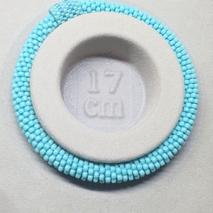 Türkíz karkötő - ékszer - karkötő - gyöngyös karkötő - Meska.hu