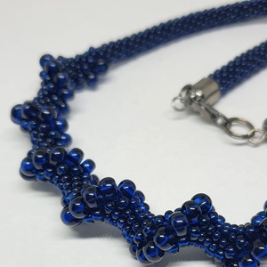 gyöngyhorgolt nyaklánc - ékszer - nyaklánc - gyöngyös nyaklánc - Meska.hu