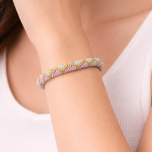 Gyöngyhorgolt karkötő - ékszer - karkötő - gyöngyös karkötő - Meska.hu