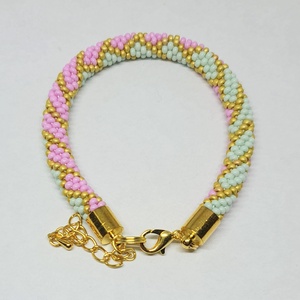 Gyöngyhorgolt karkötő - ékszer - karkötő - gyöngyös karkötő - Meska.hu