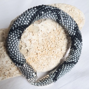 kígyó kapcsos karkötő - Meska.hu