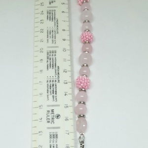 Rózsaszín gyöngy karkötők - ékszer - karkötő - gyöngyös karkötő - Meska.hu