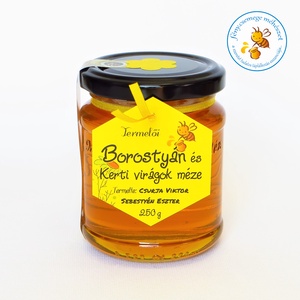 borostyán és kerti virágok méze - Meska.hu