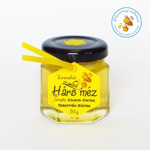 zselici hárs méz mini díszüvegben - élelmiszer - méz & propolisz - Meska.hu