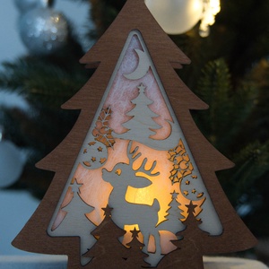 Szarvasos mécsestartó - otthon & életmód - gyertya, illat, aroma - mécses és mécsestartó - Meska.hu