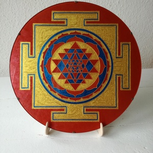 Sri Yantra - otthon & életmód - dekoráció - kép & falikép - Meska.hu
