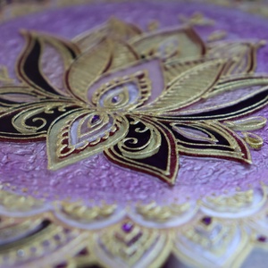Lótusz mandala - otthon & életmód - dekoráció - spiritualitás - mandala - Meska.hu