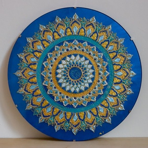 Isztambuli csipke mandala - Meska.hu