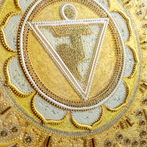 Manipura - napfonat csakra mandala - otthon & életmód - dekoráció - spiritualitás - mandala - Meska.hu