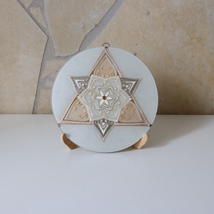 Angyali érintés, Otthon & Életmód, Dekoráció, Spiritualitás, Mandala, Üvegművészet, MESKA