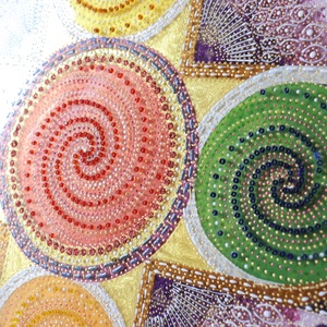 Örvény - otthon & életmód - dekoráció - spiritualitás - mandala - Meska.hu