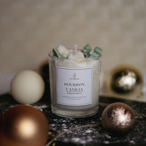 Bourbon vanília szójagyertya - Meska.hu