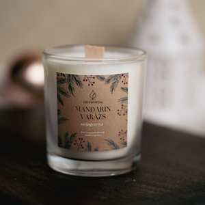 Mandarin varázs szójagyertya - Meska.hu