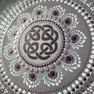 Pontozott mandala - kelta csomó - otthon & életmód - dekoráció - spiritualitás - mandala - Meska.hu
