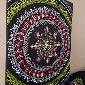 Pontozott mandala - Forgó - otthon & életmód - dekoráció - spiritualitás - mandala - Meska.hu