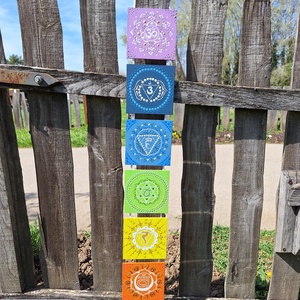 Pontozott mandala - 7 csakra, Csakrasor - Meska.hu