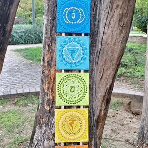 Pontozott mandala - 7 csakra, Csakrasor - Meska.hu