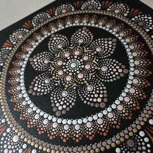 Pontozott mandala - A Föld nyugalma - otthon & életmód - dekoráció - spiritualitás - mandala - Meska.hu
