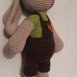  Nyuszi Dani-horgolt amigurumi figura -  - Meska.hu