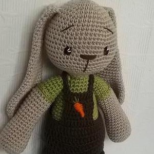  Nyuszi Dani-horgolt amigurumi figura -  - Meska.hu