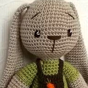  Nyuszi Dani-horgolt amigurumi figura -  - Meska.hu