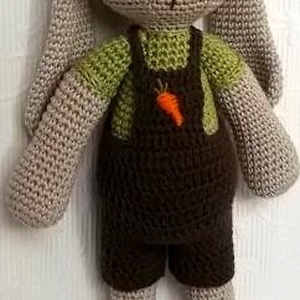  Nyuszi Dani-horgolt amigurumi figura -  - Meska.hu