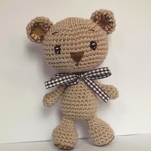 Drapp Mackó - horgolt, amigurumi marok állat -  - Meska.hu