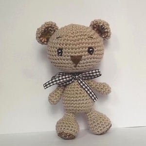 Drapp Mackó - horgolt, amigurumi marok állat -  - Meska.hu