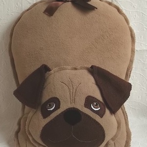 Mopsz kutya fazonú párna -  - Meska.hu