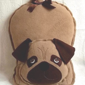 Mopsz kutya fazonú párna -  - Meska.hu