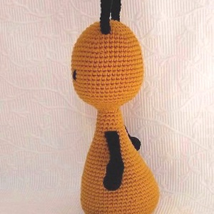  Flop 25 cm horgolt mesefigura- napsárga - játék & sport - plüssállat & játékfigura - más figura - Meska.hu