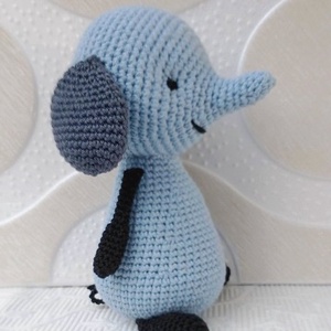  Amma a kék elefánt -Bing  mesefigura - játék & sport - plüssállat & játékfigura - elefánt - Meska.hu