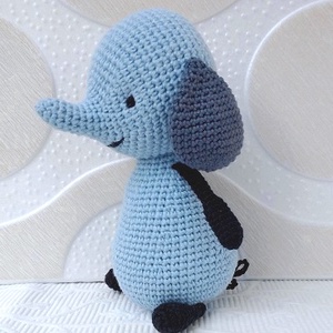  Amma a kék elefánt -Bing  mesefigura - Meska.hu