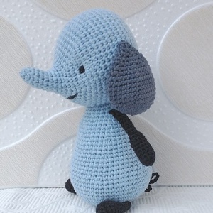  Amma a kék elefánt -Bing  mesefigura - játék & sport - plüssállat & játékfigura - elefánt - Meska.hu