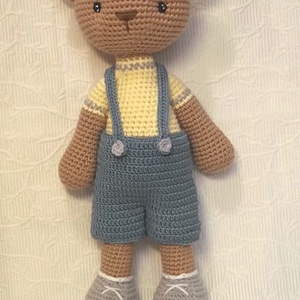 Amigurumi Maci Misi öltöztethető horgolt figura - játék & sport - plüssállat & játékfigura - maci - Meska.hu