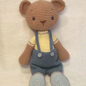 Amigurumi Maci Misi öltöztethető horgolt figura - játék & sport - plüssállat & játékfigura - maci - Meska.hu